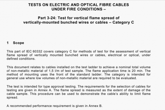 IEC 60332-3-24 pdf free download