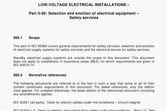 IEC 60364-5-56 pdf free download