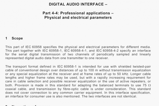 IEC 60958-4-4 pdf free download