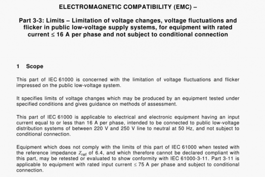 IEC 61000-3-3 pdf free download