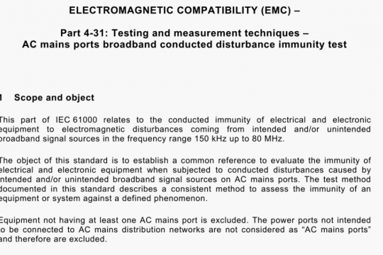 IEC 61000-4-31 pdf free download