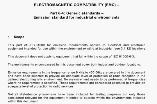 IEC 61000-6-4 pdf free download