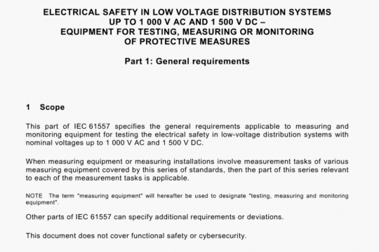 IEC 61557-1 pdf free download