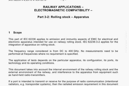 IEC 62236-3-2 pdf free download