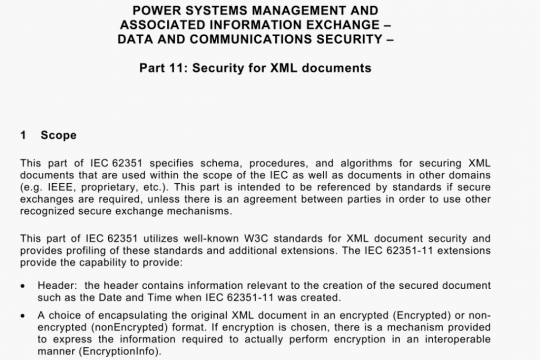 IEC 62351-11 pdf free download
