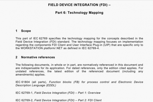IEC 62769-6 pdf free download