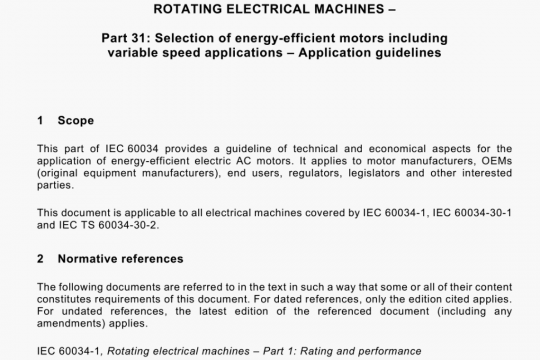 IEC TS 60034-31 pdf free download